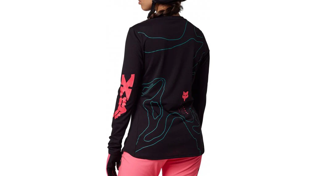 Fox Racing Ranger Mid MTB Jersey - Womens - Lunar Capsule - Black - Image 3