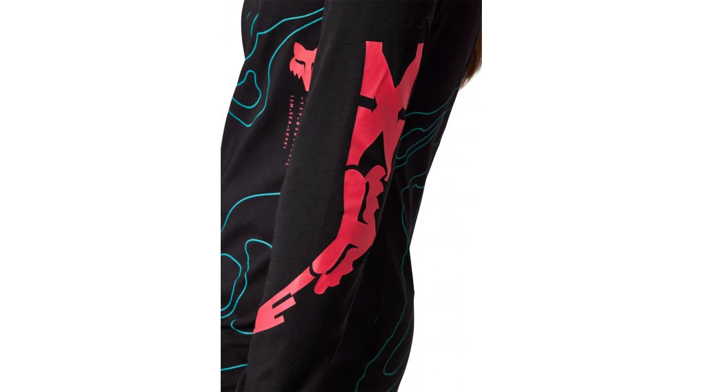 Fox Racing Ranger Mid MTB Jersey - Womens - Lunar Capsule - Black - Image 6