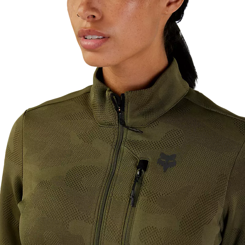 Fox Racing Ranger Midlayer Full-Zip Jacket - Womens - Olive Green - Image 9