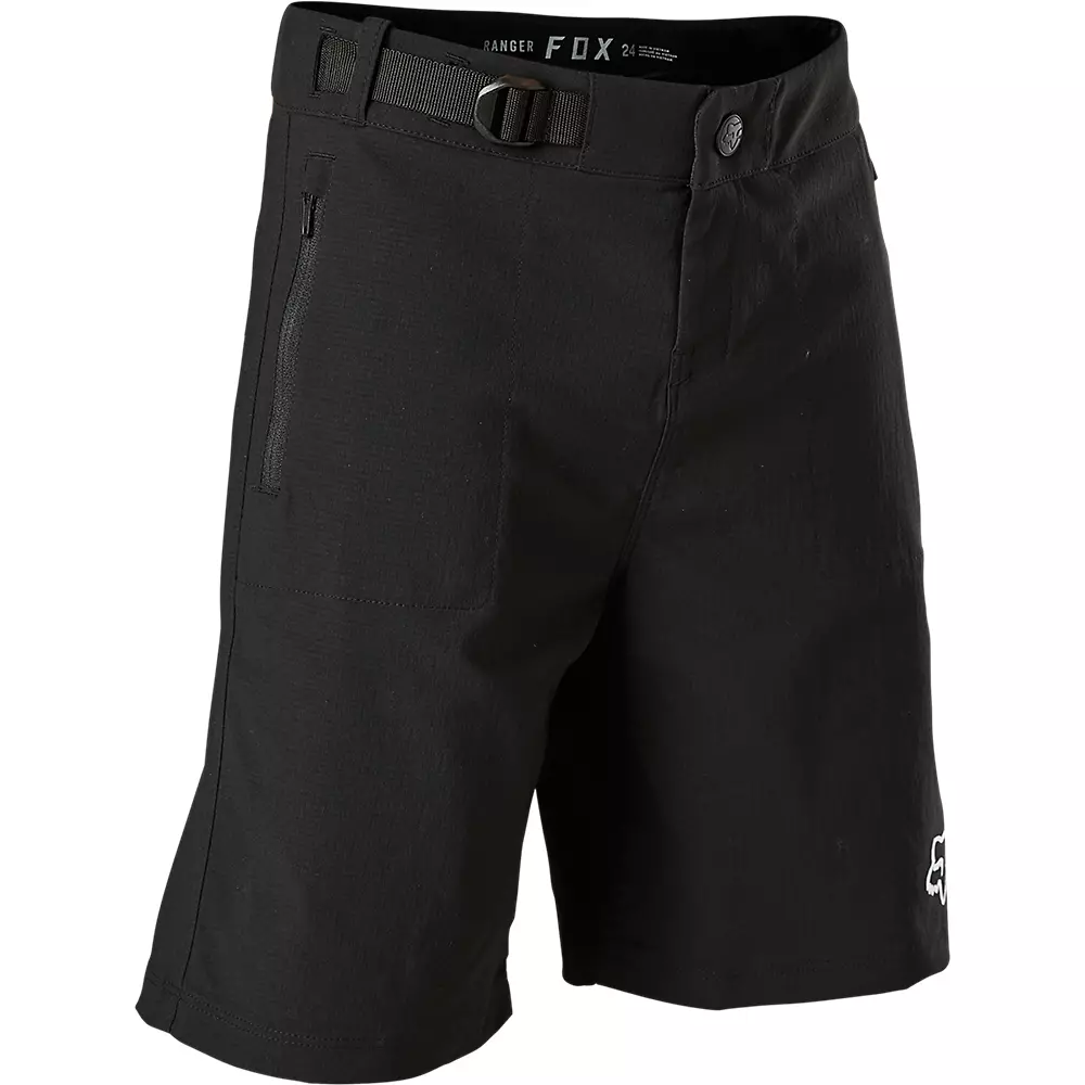 Fox Racing Ranger MTB Short - With Liner - Youth - Black
