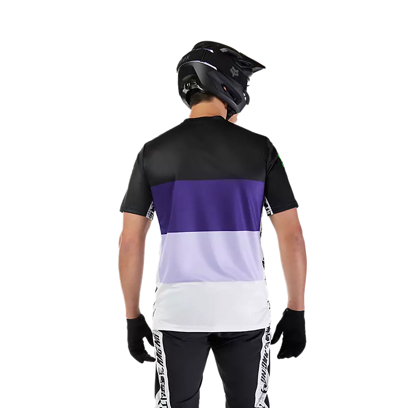 Fox Racing Ranger Short Sleeve MTB Jersey - Grid - Black - Image 4