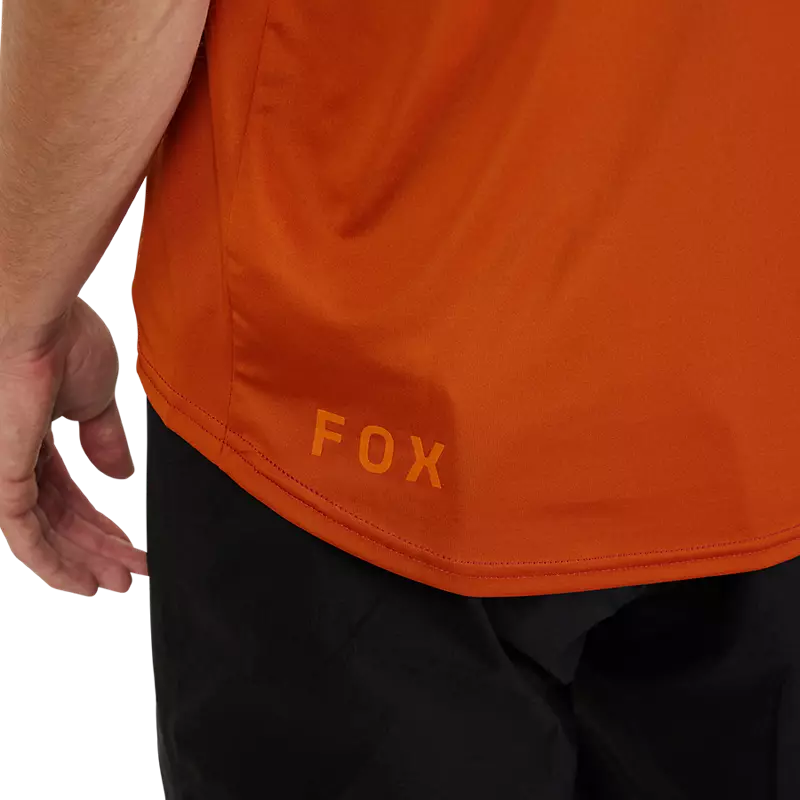 Fox Racing Ranger Short Sleeve MTB Jersey - Lab Head - Burnt Orange - Image 5