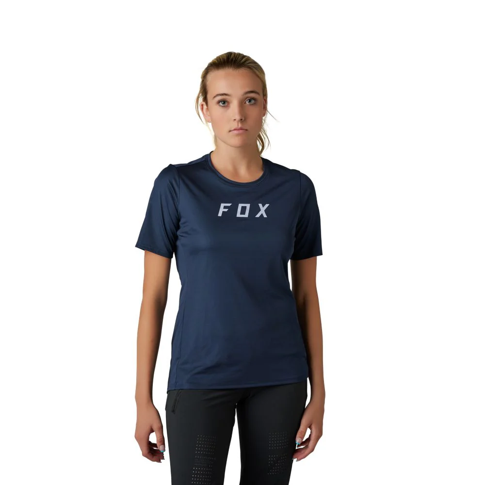 Fox Racing Ranger Short Sleeve MTB Jersey - Moth - Womens - Midnight - Image 2