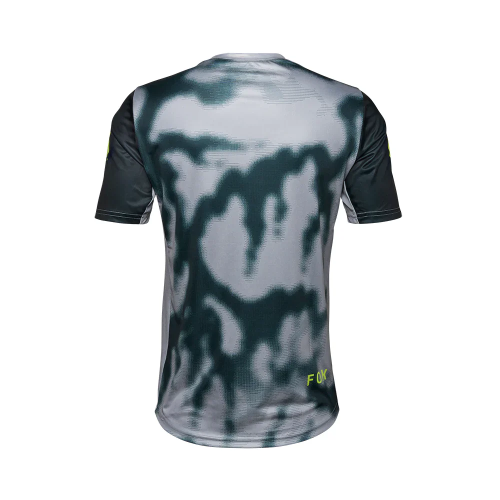 Fox Racing Ranger Short Sleeve MTB Race Jersey - Taunt - Steel Gray - Image 2