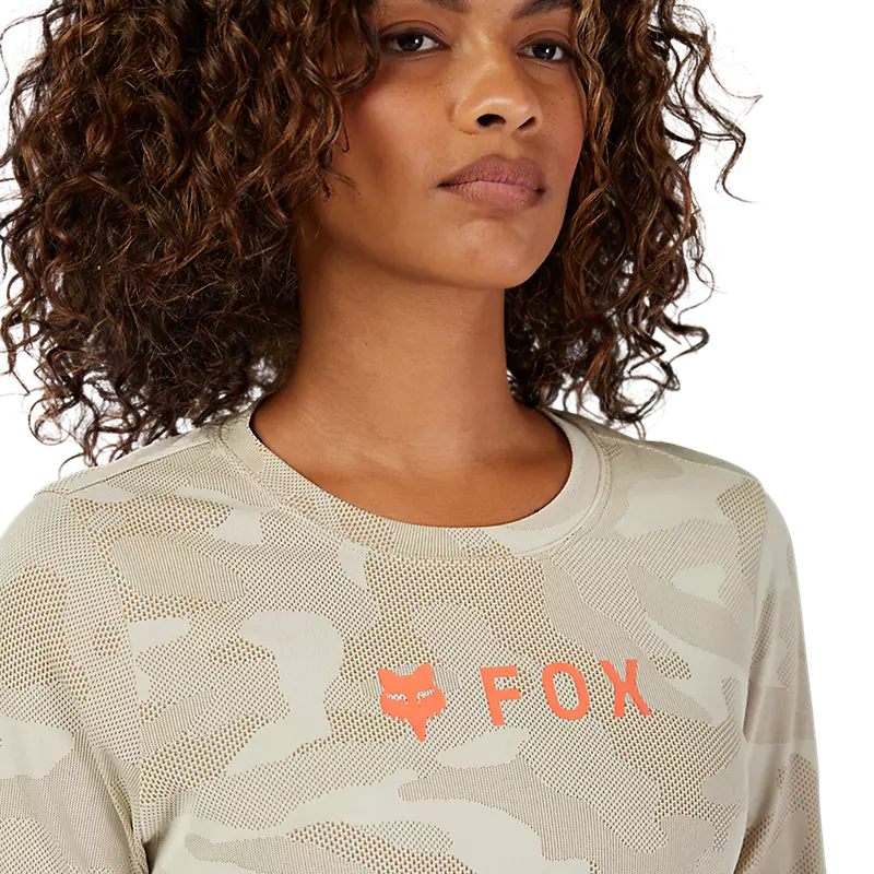Fox Racing Ranger Tru Dri Long Sleeve MTB Jersey - Womens - Cream - Image 5