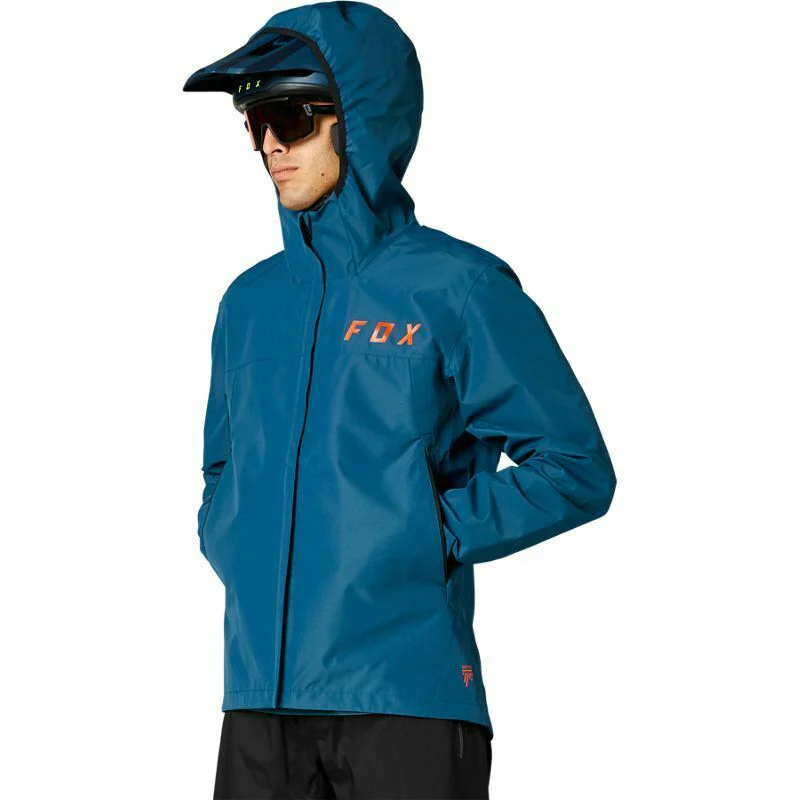 Fox Racing Ranger Water Cycling Jacket - 2.5L - Blue Camo - 2021 - Image 2