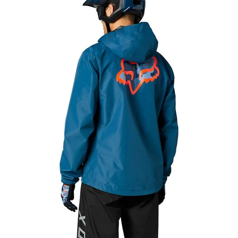 Fox Racing Ranger Water Cycling Jacket - 2.5L - Blue Camo - 2021 - Image 3