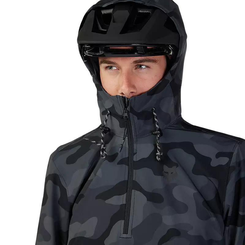 Fox Racing Ranger Wind Pullover - Black Camo - 2023 - Image 8