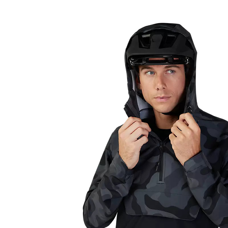Fox Racing Ranger Wind Pullover - Black Camo - 2023 - Image 9