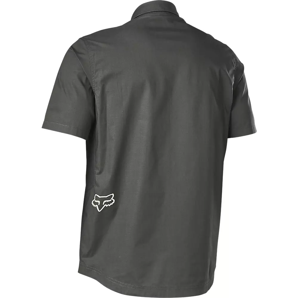 Fox Racing Ranger Woven Short Sleeve MTB Jersey - Dark Shadow - Image 2
