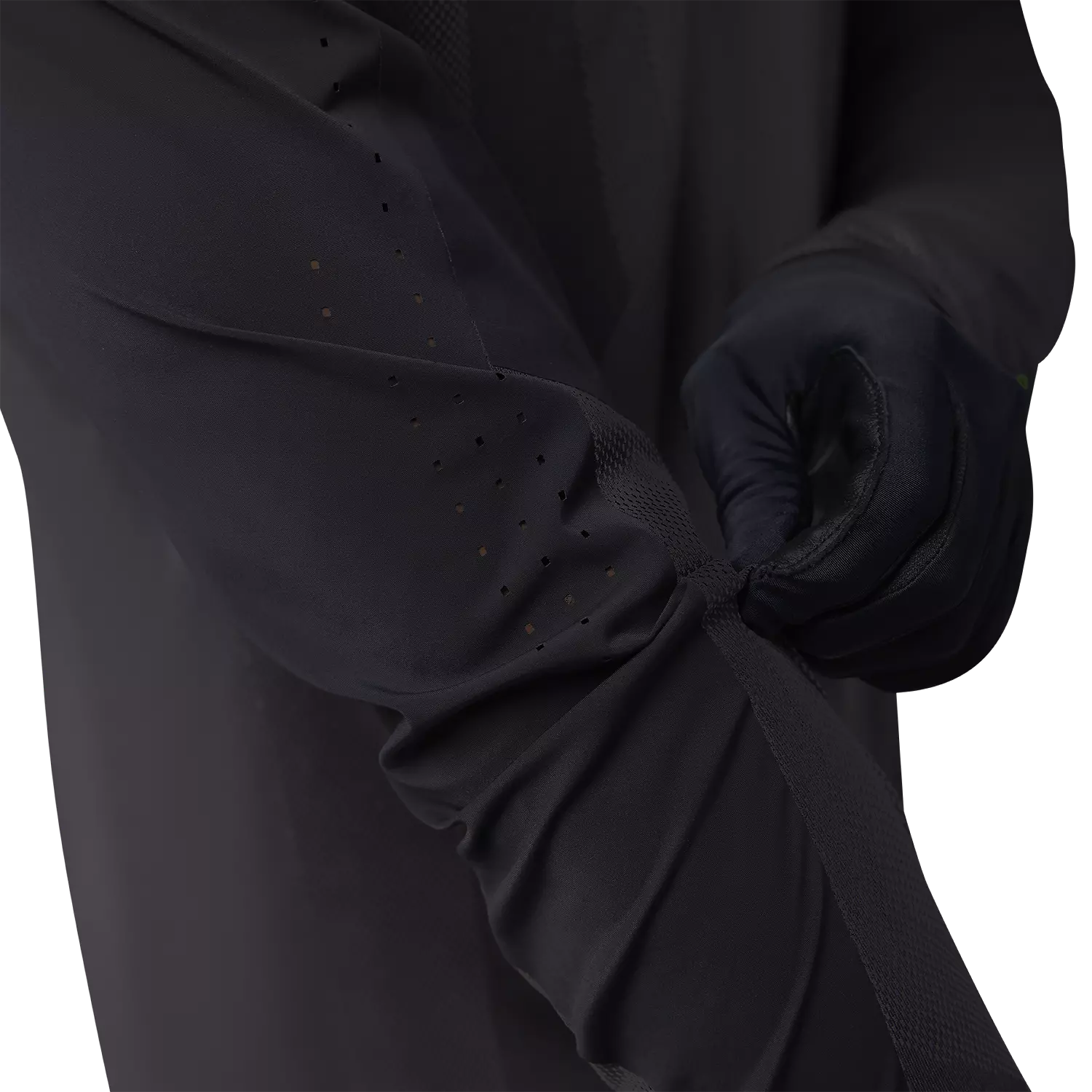 Fox Racing Rawtec Long Sleeve MTB Jersey - Black - Image 4