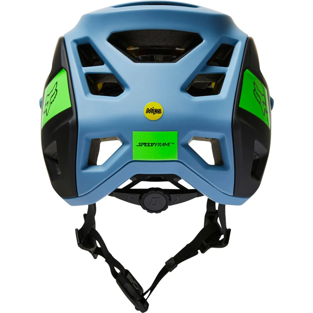 Fox Racing Speedframe Pro MTB Helmet - Blocked - Dusty Blue - Image 2