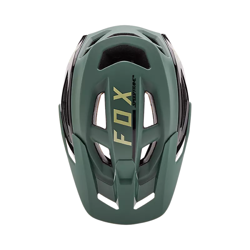 Fox Racing Speedframe Pro MTB Helmet - Blocked - Hunter Green - Image 3