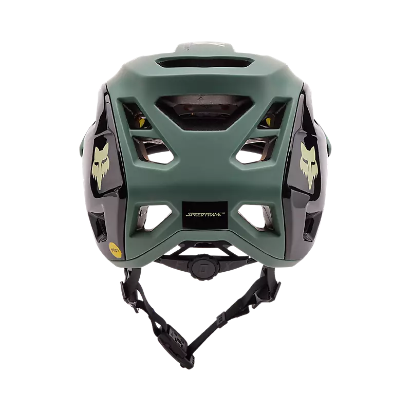Fox Racing Speedframe Pro MTB Helmet - Blocked - Hunter Green - Image 4