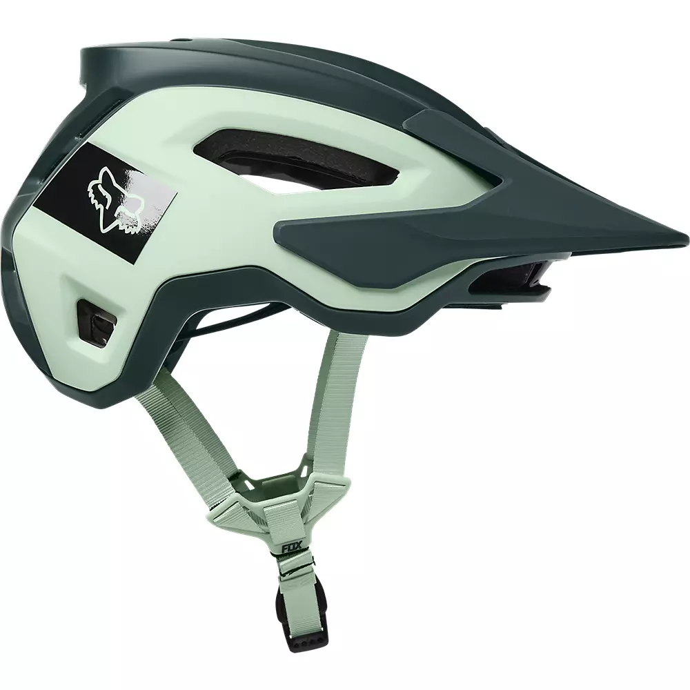 Fox Racing Speedframe Pro MTB Helmet - Blocked - Seafoam - Image 2