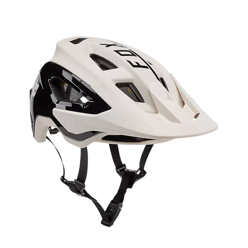Fox Racing Speedframe Pro MTB Helmet - Blocked - Vintage White - Image 2