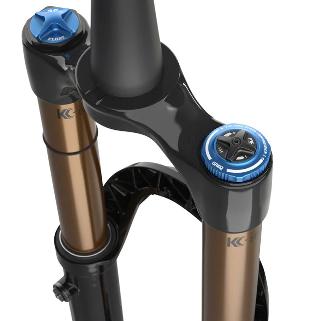 Fox Suspension 36 Float 160 Factory 29" Kabolt-X 110 - Shiny Black-Orange-Gloss Black Logo - 2023 - Image 2