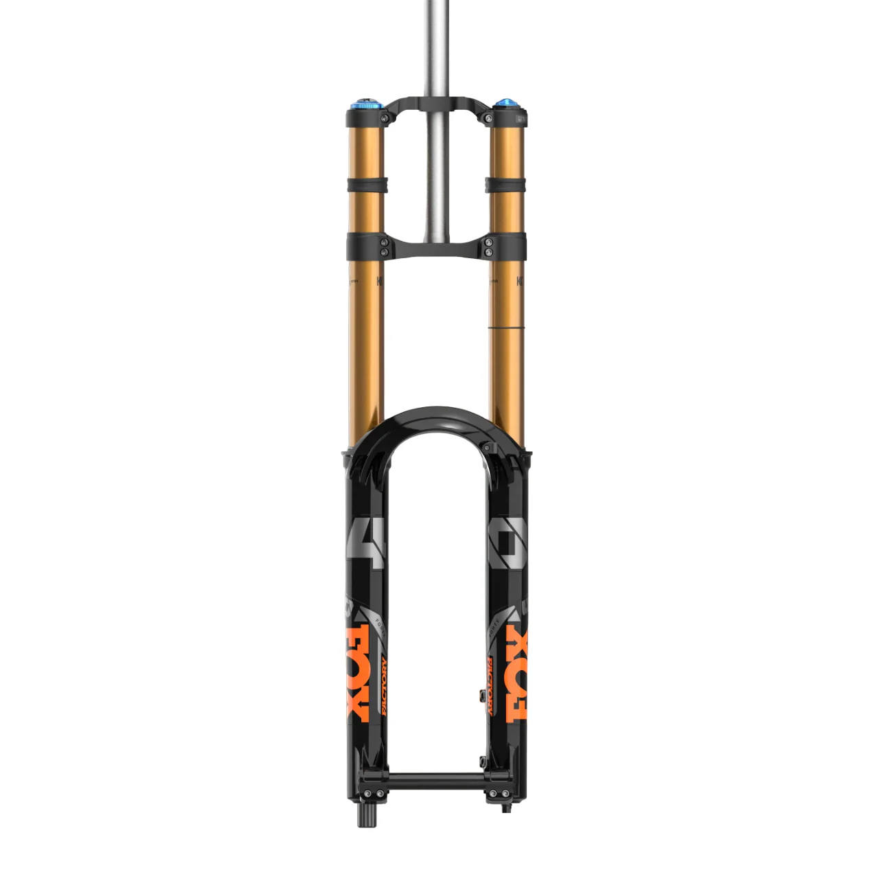 Fox Suspension 40 Factory 27.5" 20TAx110 - Black-Orange Logo - 2024 - Image 2