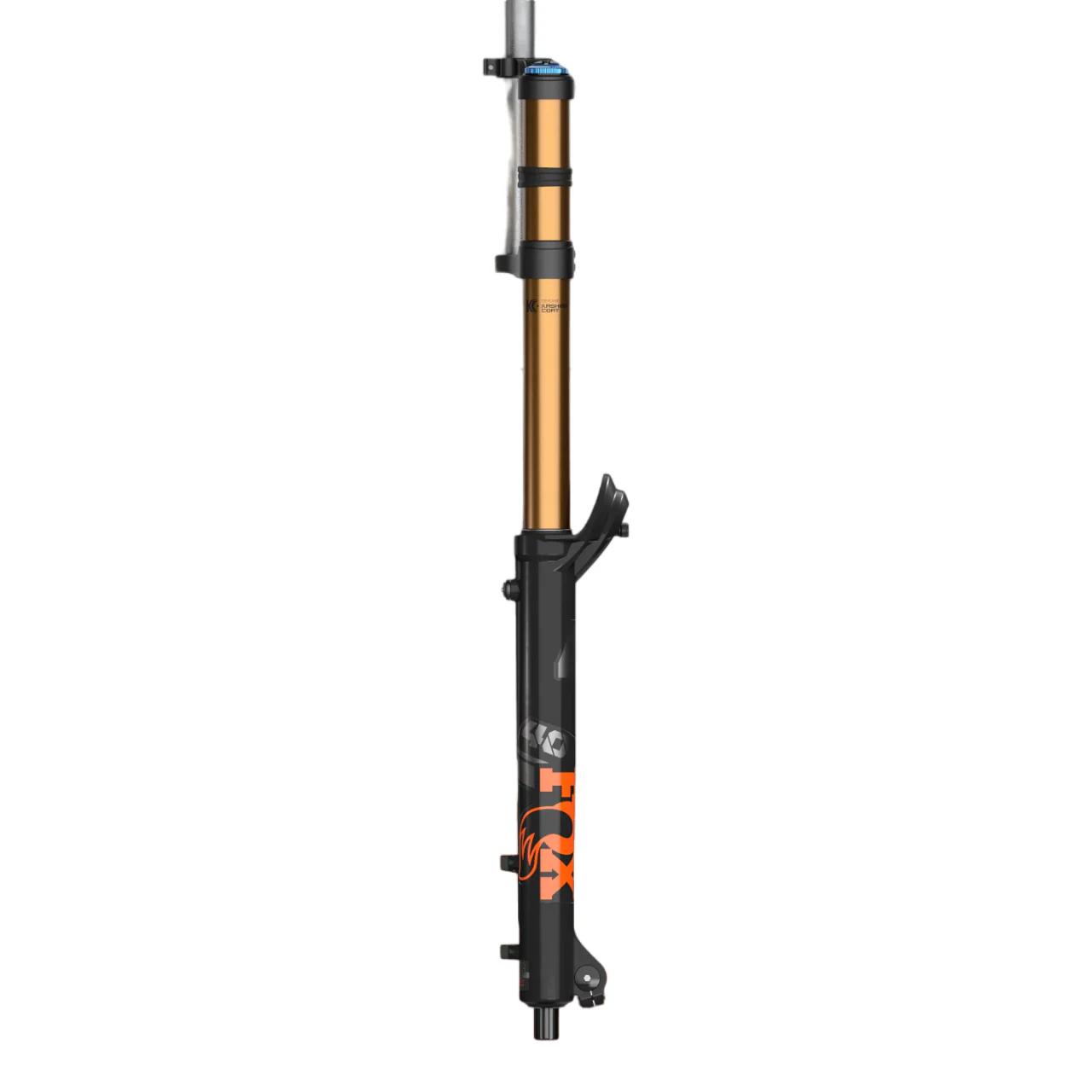 Fox Suspension 40 Factory 27.5" 20TAx110 - Black-Orange Logo - 2024 - Image 3