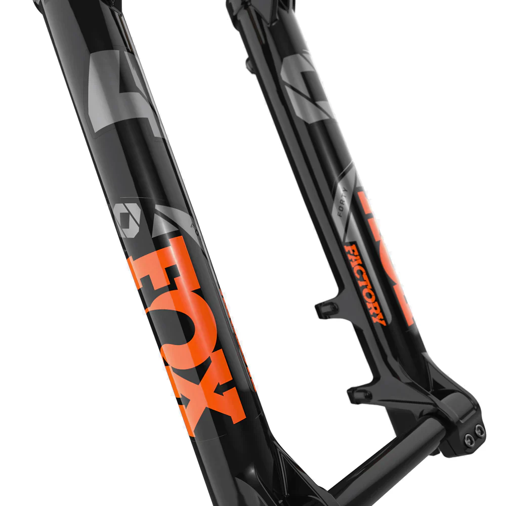 Fox Suspension 40 Factory 27.5" 20TAx110 - Black-Orange Logo - 2024 - Image 4