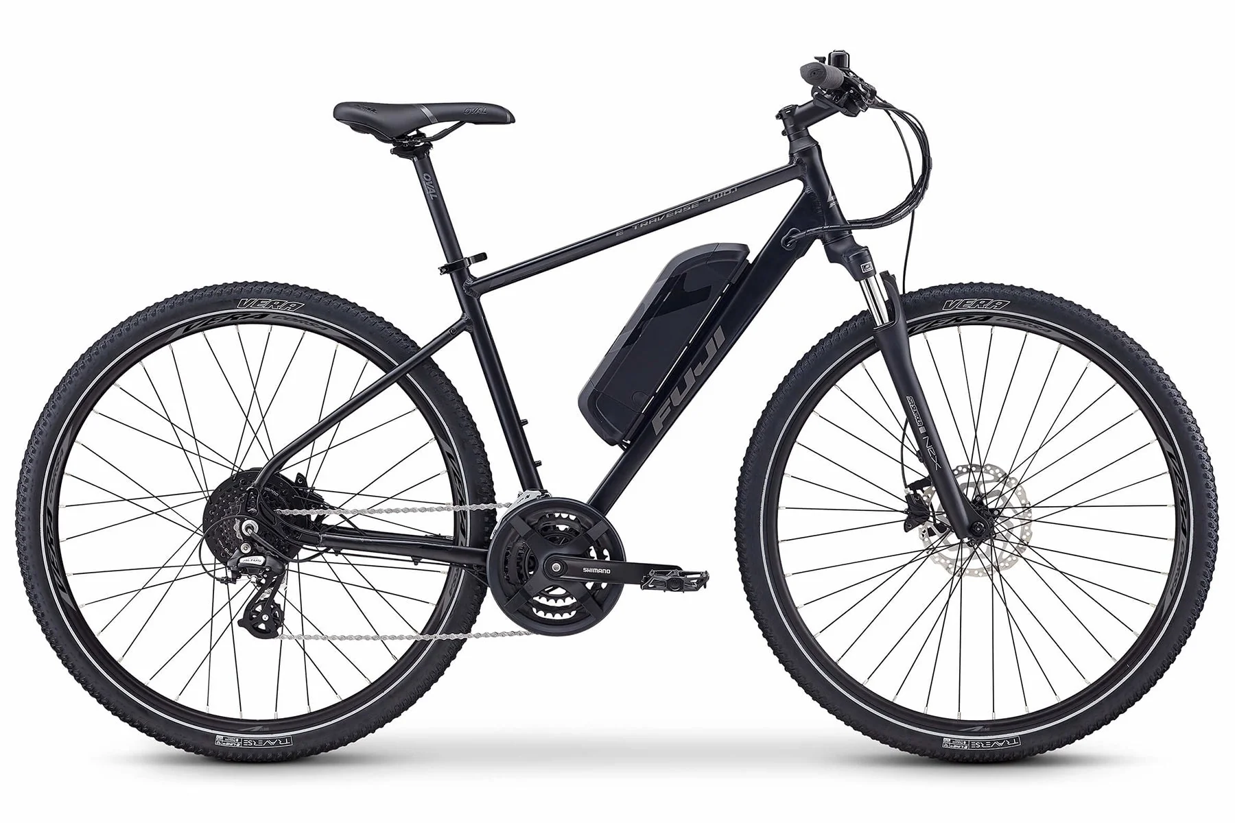 Fuji E-Traverse 2.1 USA Electric Bike - Satin Black