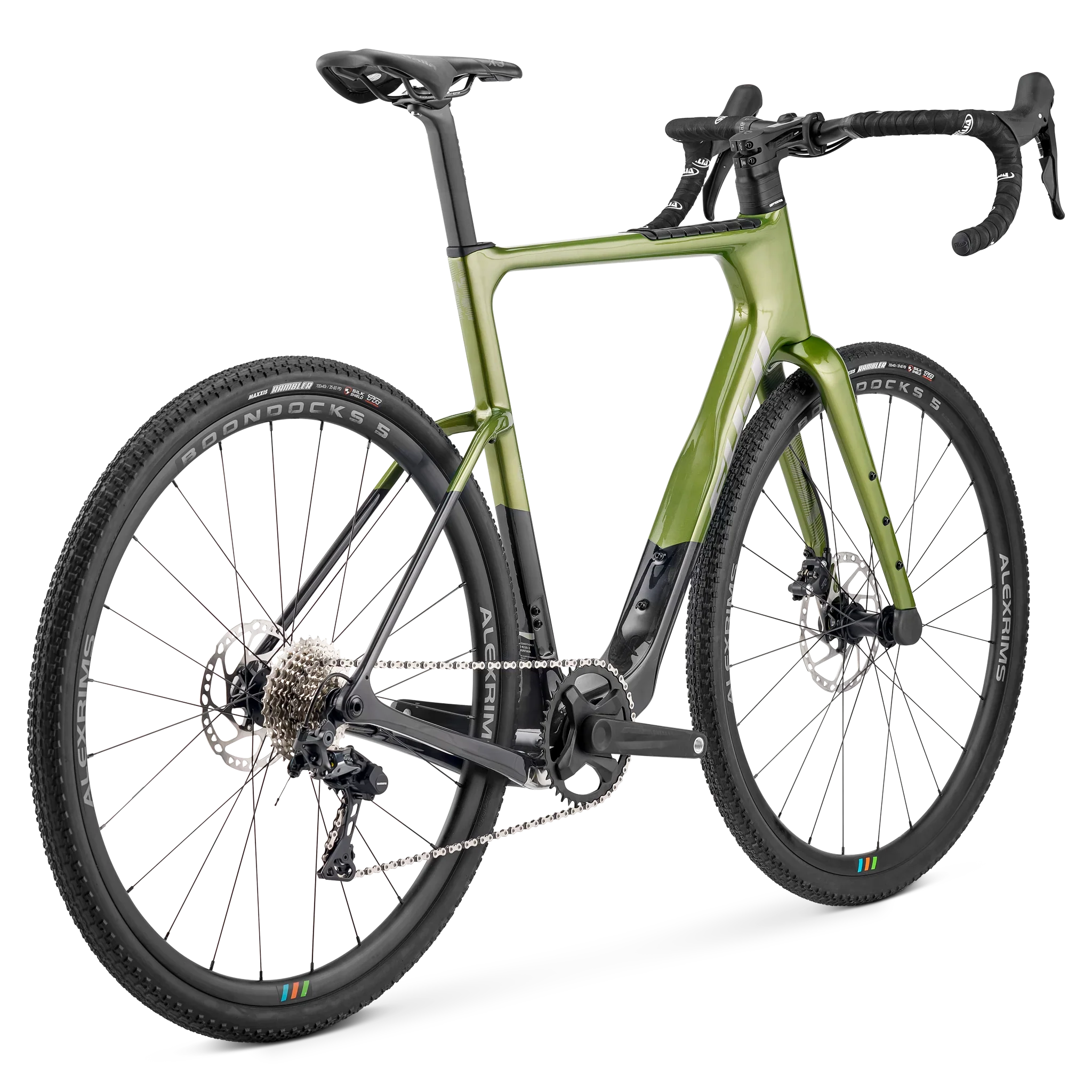 Fuji Jari Carbon 1.3 700c Gravel Bike - Pearl Olive Green - Image 3