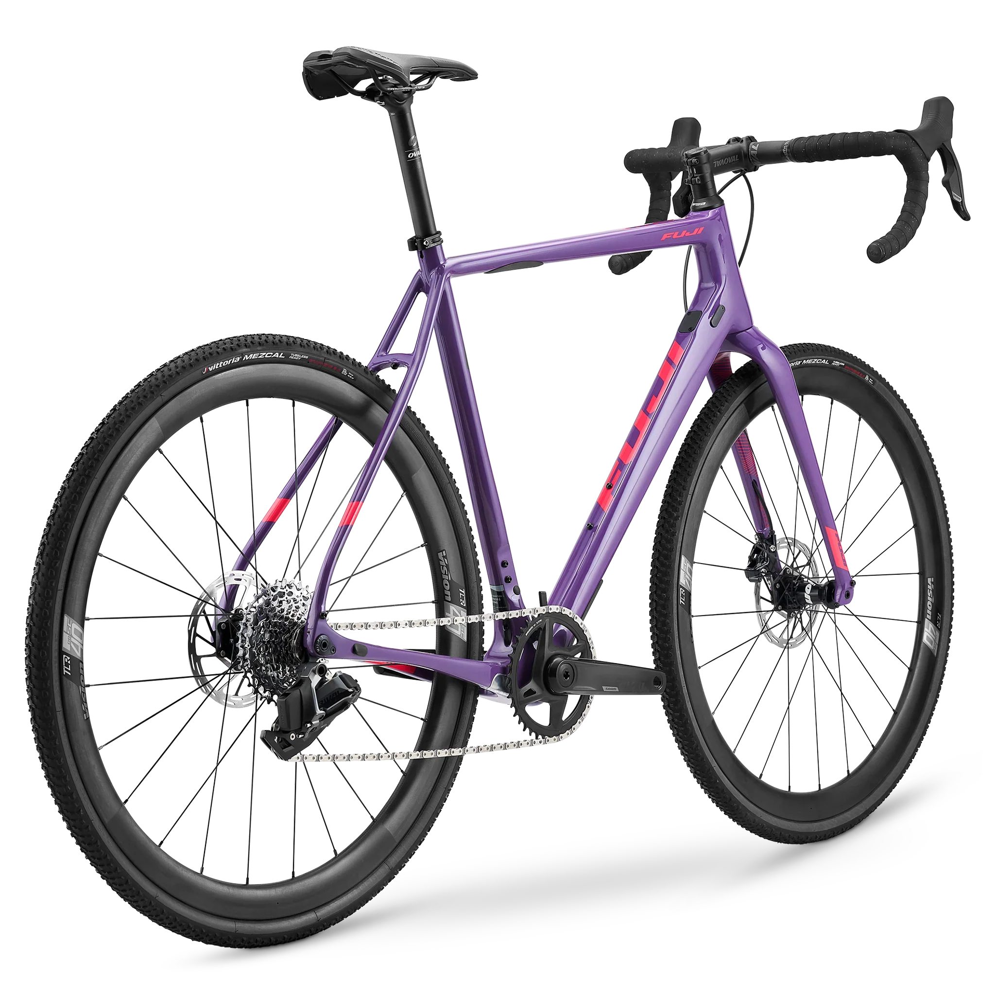 Fuji Jari Carbon CX 700c Gravel Bike - Eggplant - Image 3