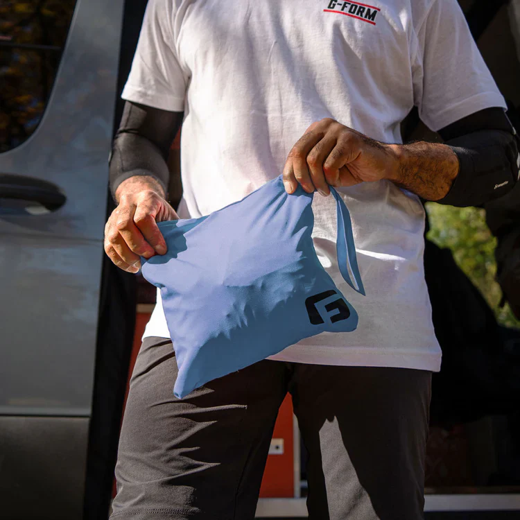 G-Form Packable Hooded Jacket - Slate Blue - Image 3