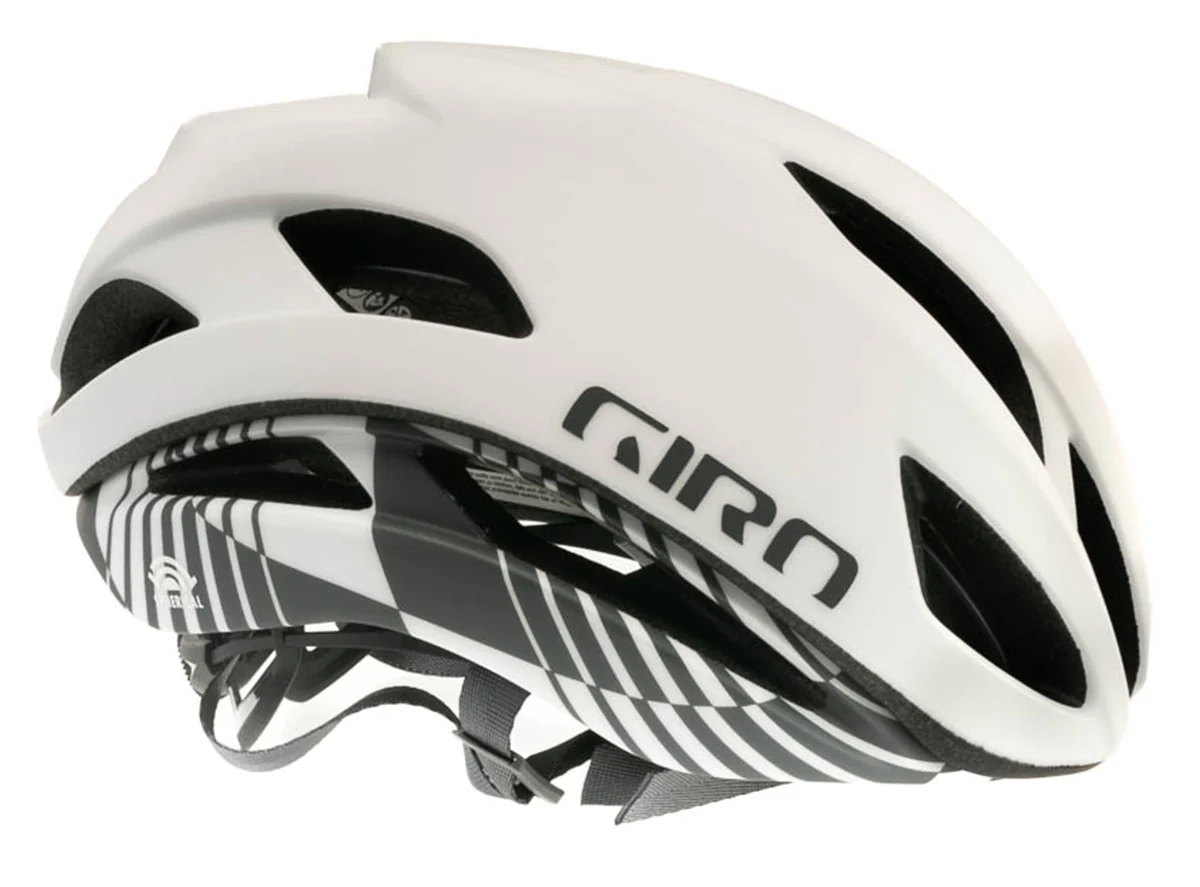 Giro Eclipse Spherical Road Helmet - Matt White-Charcoal Rush - Image 2