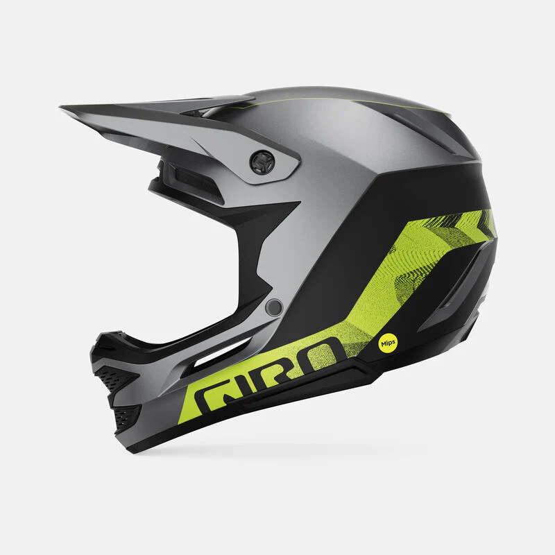 Giro Insurgent Spherical Full Face Helmet - Matt Black-Ano Lime - Image 2