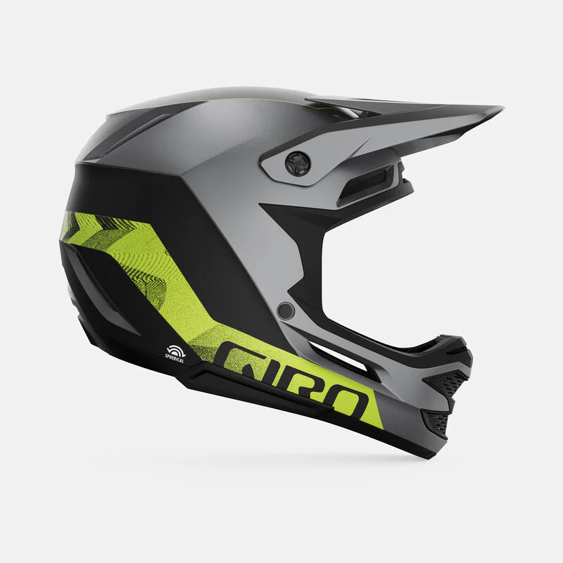 Giro Insurgent Spherical Full Face Helmet - Matt Black-Ano Lime - Image 3