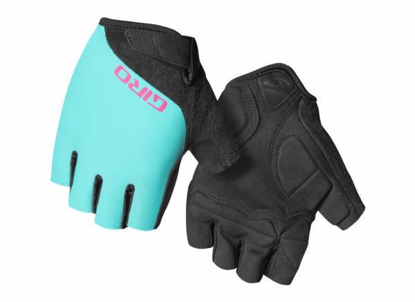 Giro Jag'ette Road Cycling Glove - Womens - Screaming Teal-Neon Pink