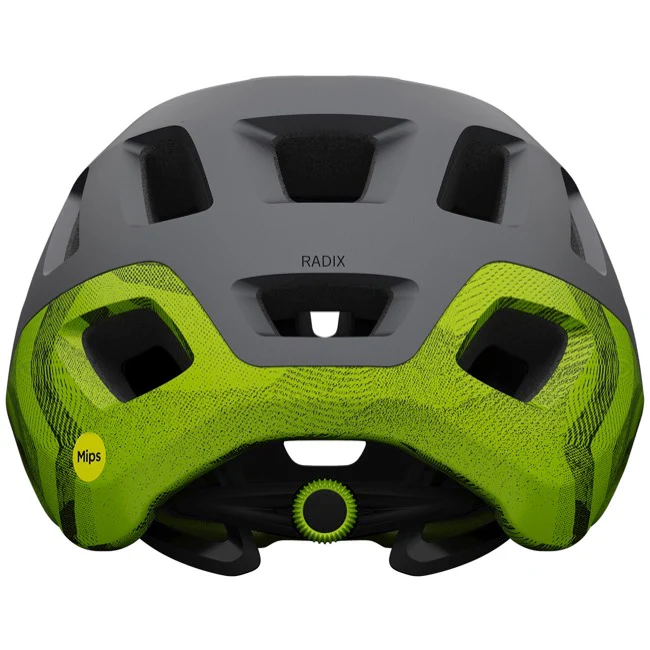 Giro Radix MIPS MTB Helmet - Matt Metallic Black-Ano Lime - Image 3
