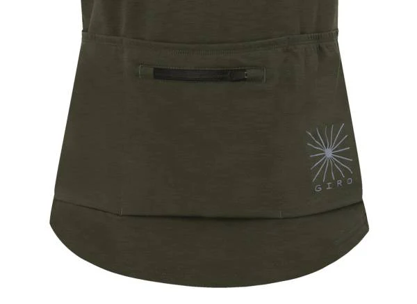 Giro Ride Short Sleeve MTB Jersey - Womens - Black-Trail Green - Image 3