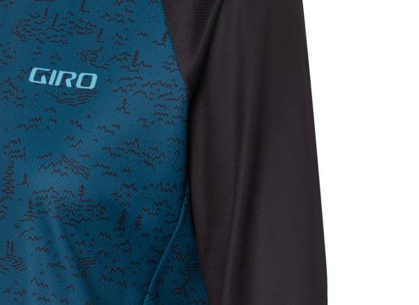 Giro Roust 3/4 Sleeve MTB Jersey - Womens - Harbor Blue Scree - Image 3