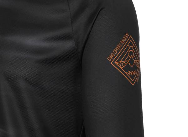 Giro Roust Long Sleeve MTB Jersey - Black Hot Lap - Image 3