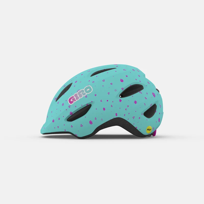 Giro Scamp MIPS Child Helmet - Matt Screaming Teal - Image 3