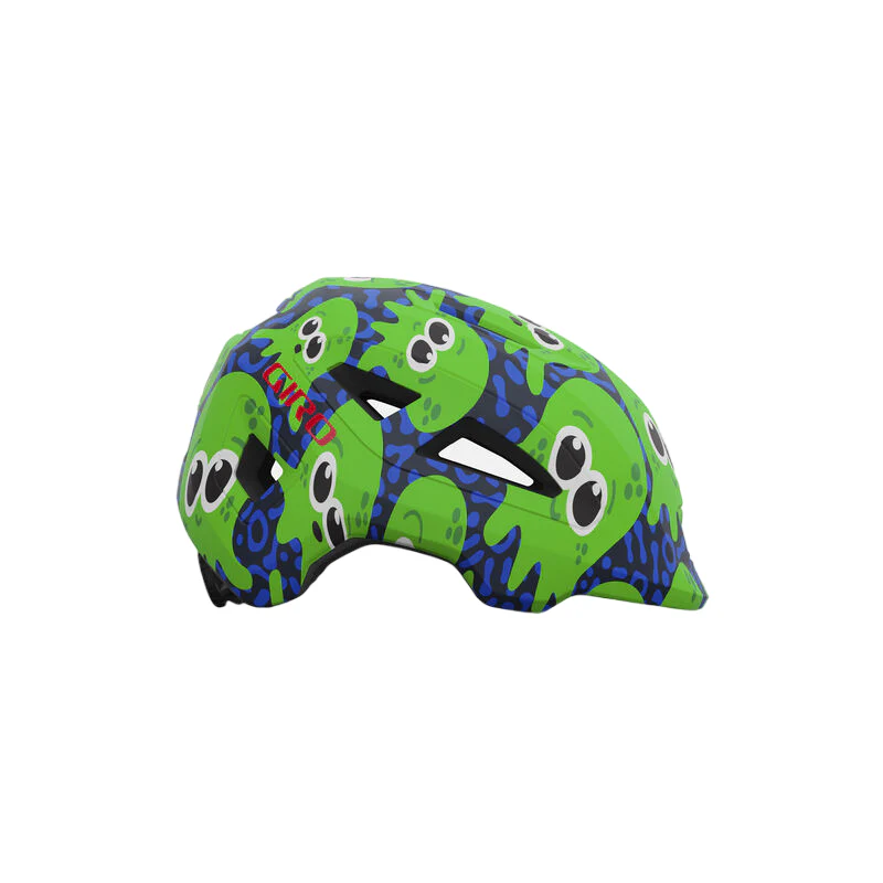 Giro Scamp MIPS II Child Helmet - Matt Midnight-Bright Green Inked - Image 4