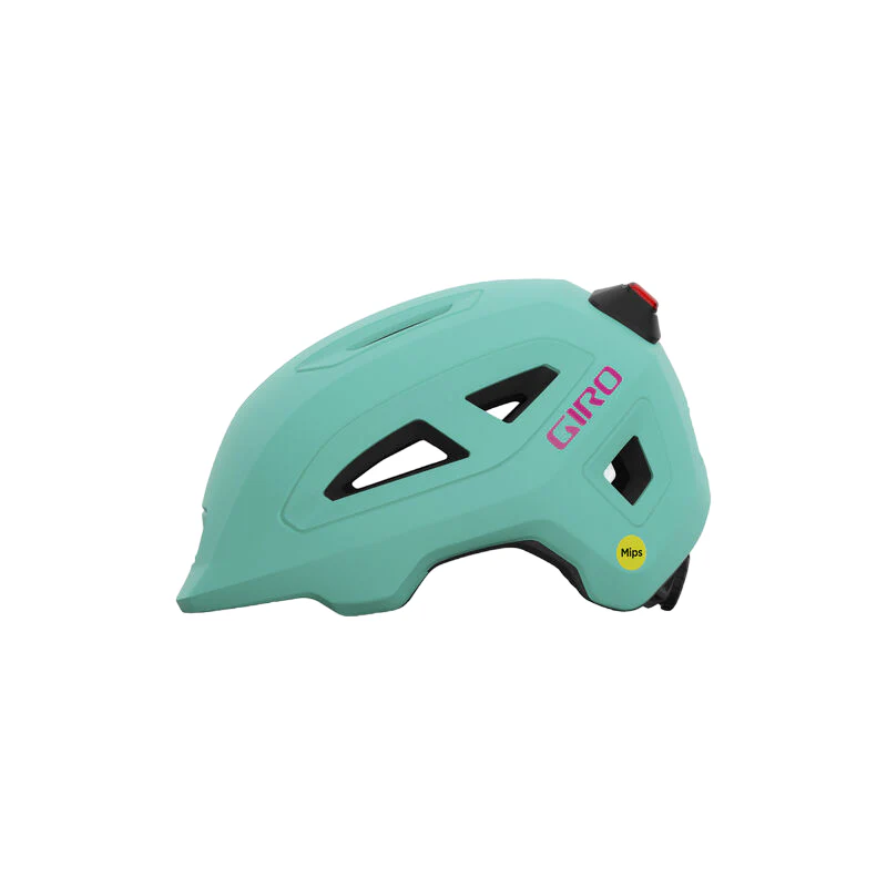 Giro Scamp MIPS II LED Child Helmet - Matt Screaming Teal - Image 2