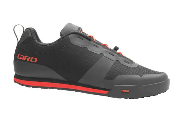 Giro Tracker Fastlace MTB Shoe - Black-Bright Red - Image 2