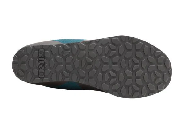 Giro Tracker Fastlace MTB Shoe - Harbor Blue-Bright Red - 2022 - Image 3