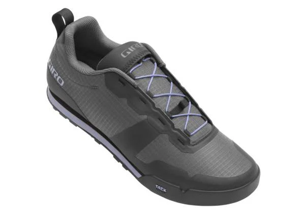 Giro Tracker Fastlace MTB Shoe - Womens - Dark Shadow-Lavender Gray