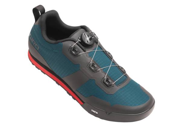 Giro Tracker MTB Shoe - Harbor Blue-Bright Red - 2022