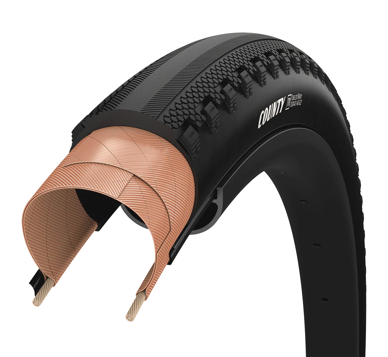 Goodyear County 700c Folding Gravel Tire - Image 2