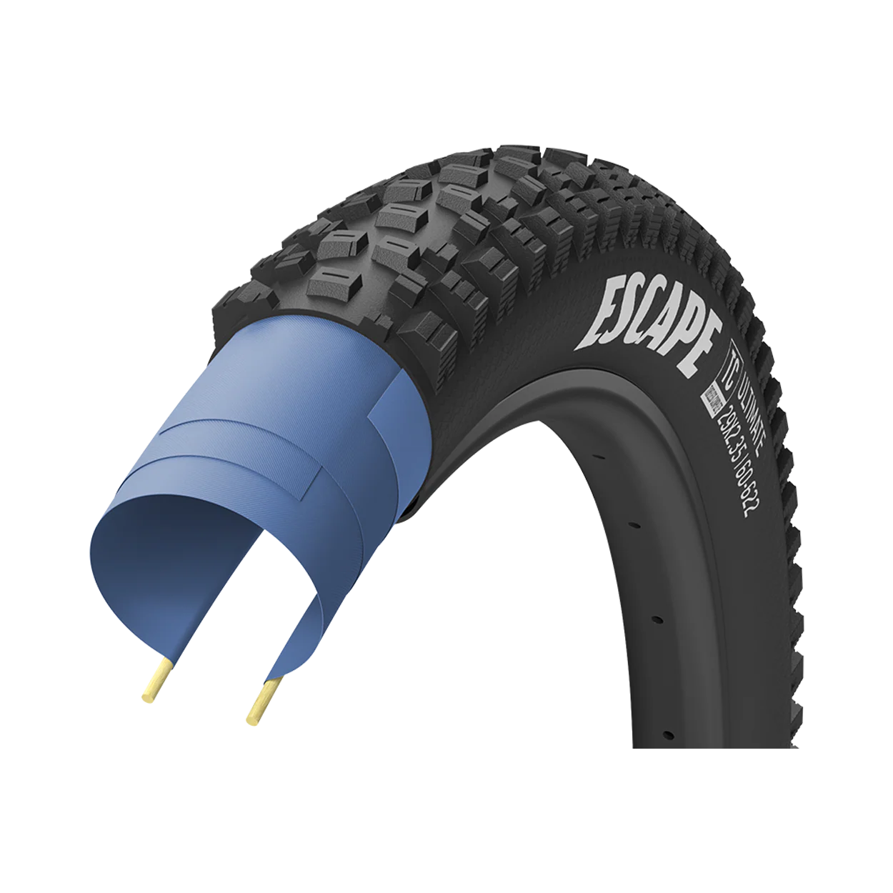 Goodyear Escape Ultimate 27.5" Folding Enduro Tire - Black - Image 2