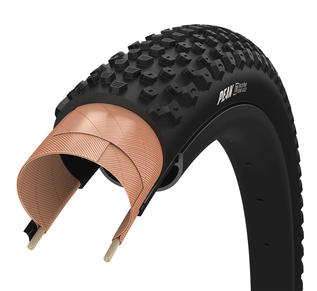 Goodyear Peak Ultimate 700c Folding Gravel Tire - Black - Image 2