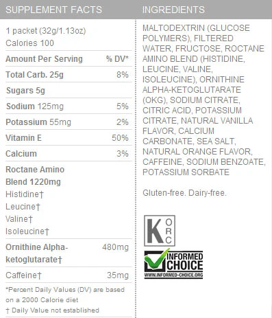 GU Roctane Ultra Endurance Energy Gel - Vanilla Orange - Image 2