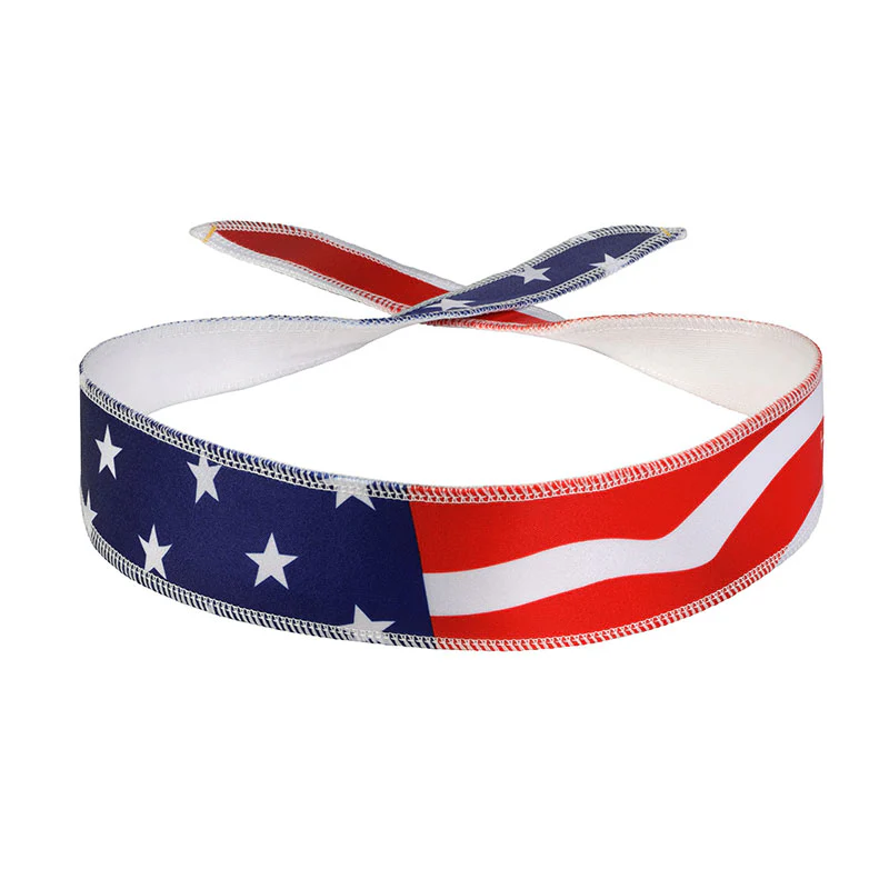 Halo I Tie Headband - USA Flag