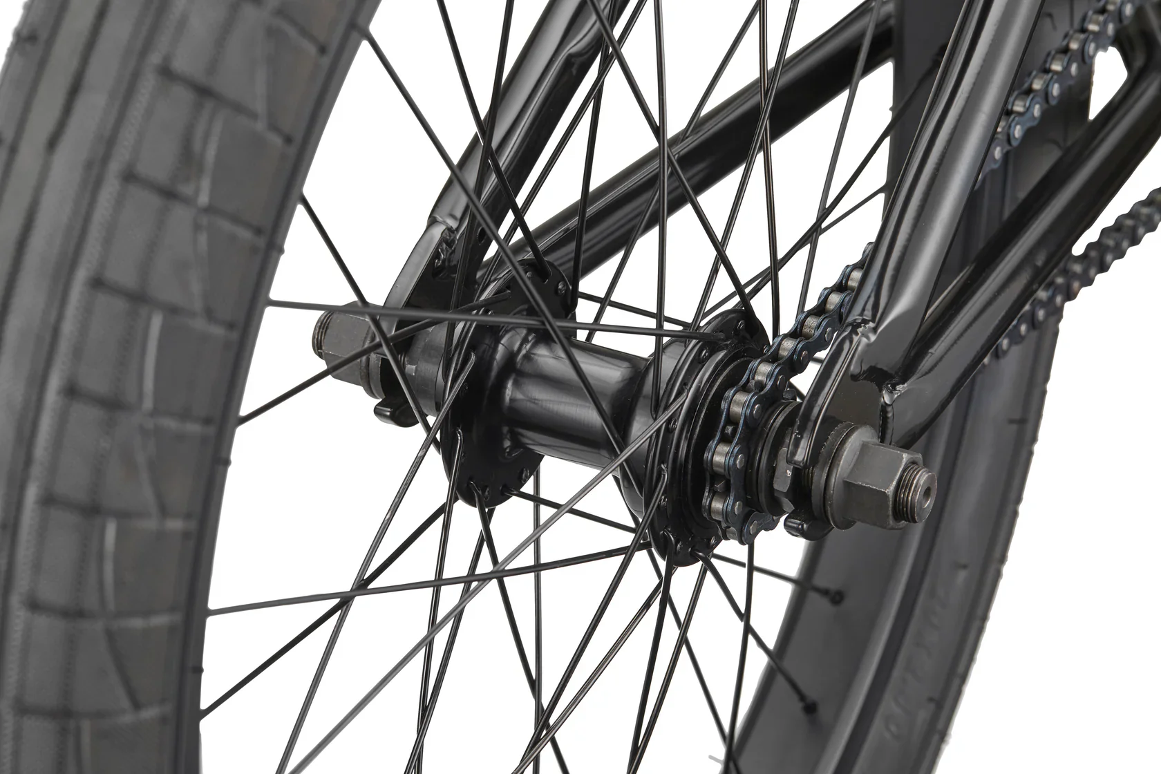 Haro Downtown 20" BMX - Semi-Gloss Black - Image 10