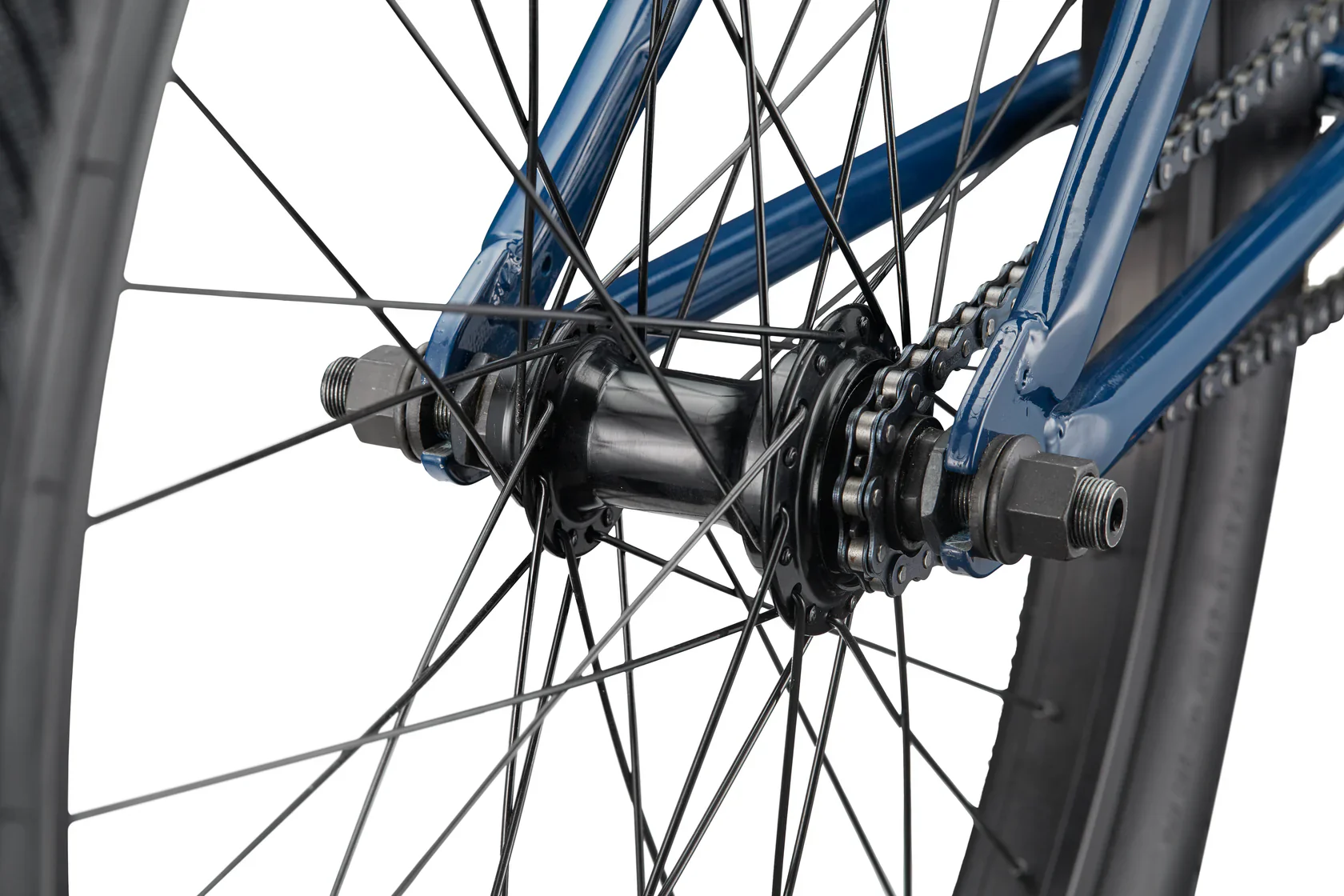 Haro Downtown 24" BMX - Trans Midnight Blue - Image 10